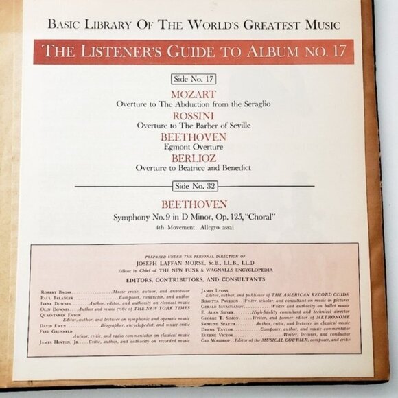 Vintage 1950s NO.17 World's Greatest Music Album GUC - Picture 3 of 13